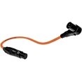 thumbnail image 2 of Balanced XLR Cable Right Angle Male to Straight Female - 200 Feet Orange - Pro 3-Pin Microphone Connector for Powered Speakers, Audio Interface or Mixer for Live Performance & Recording, 2 of 4