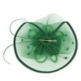 thumbnail image 5 of MESSUEN Ladies Hats for Church Women's Church Hats Fascinators Hats for Women Tea Party Church Hats for Women Fascinator Hat Girl Hat Tea Party Hat Green One Size, 5 of 7