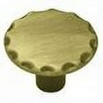 thumbnail image 2 of Brainerd 1-1/8" Scallop Edge Round Knob, Antique Brass, 2 of 4