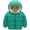 Green, variant on Newborn Kid Down Jacket Warm Hooded Outwear Long Sleeve Coat Clothes