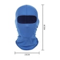 thumbnail image 6 of Tnobhg Solid Color Balaclava Ski Face Guard Outdoor Fishing Riding Cooling Neck Gaiter Full Head Windproof Sunscreen Headgear, 6 of 8