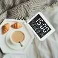 thumbnail image 5 of Large screen simple LED clock bedside alarm clock multifunctional electronic clock, 5 of 5