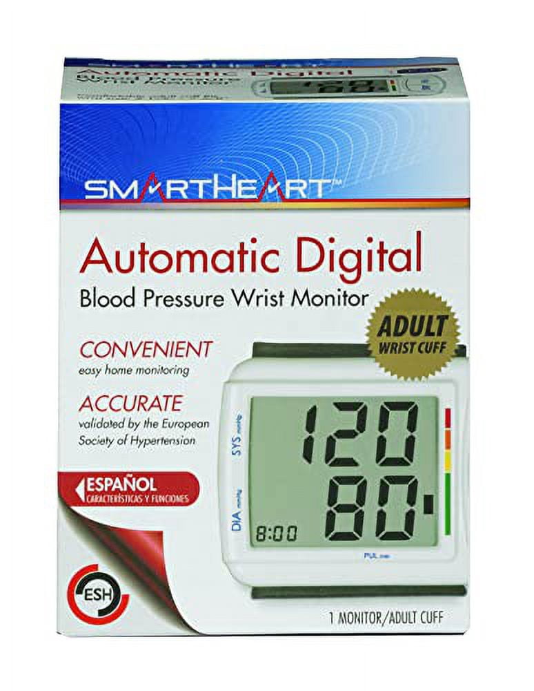 SmartHeart Automatic Digital Blood Pressure Wrist Monitor