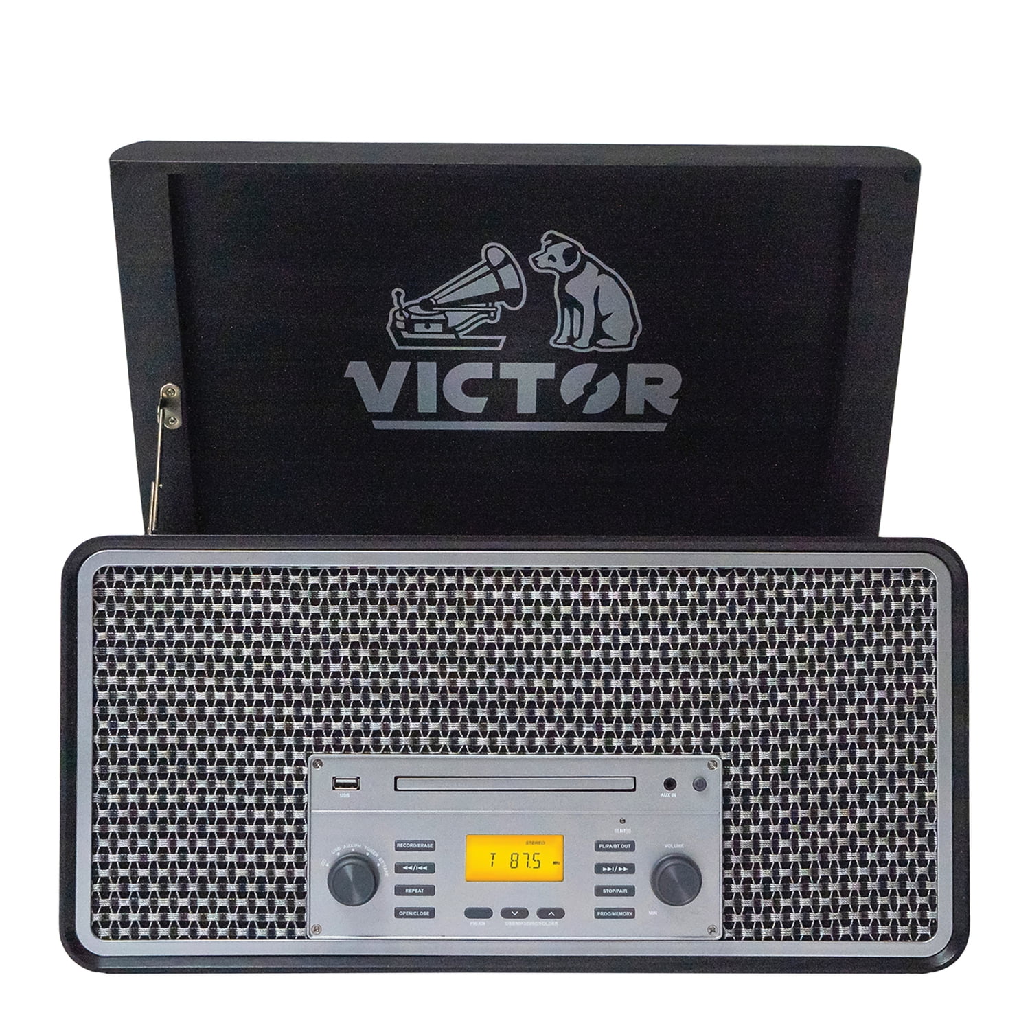 Victor, Monument 8-in-1 Turntable Music Center, VWRP-5000
