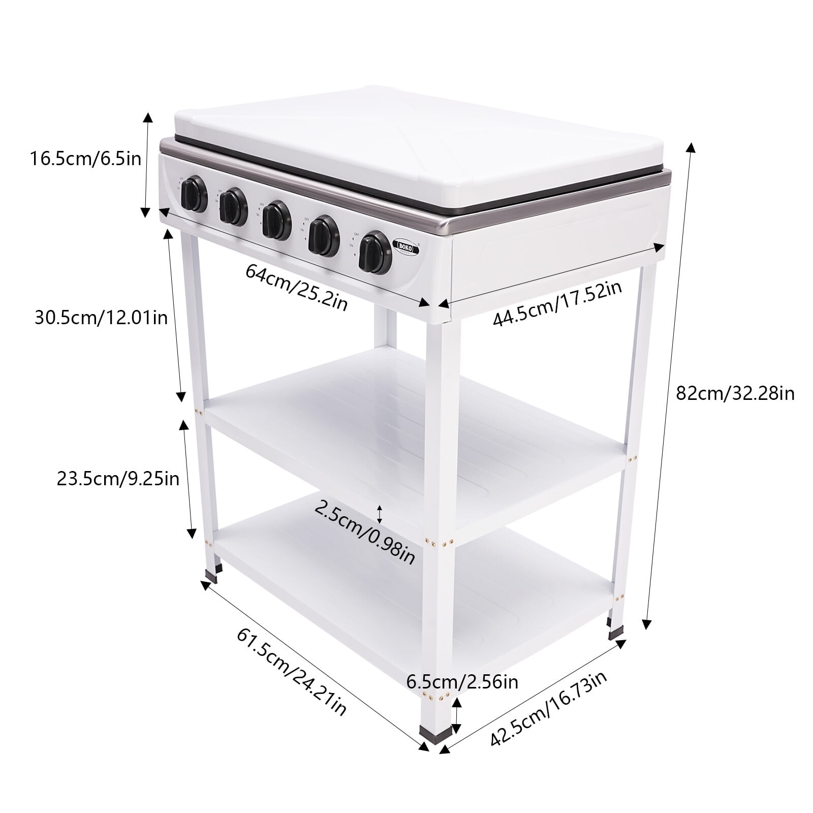 5-Burner Natural Gas Stove with Precise Control, High-Efficiency, Energy-Saving Design, Sturdy Enamel & Aluminum Construction – Includes Placement Boards, Manual Ignition & Windproof Cover