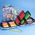 thumbnail image 2 of Juego de lápices de colores de 52 piezas con estuche de viaje, 72 colores vibrantes, 2 of 3
