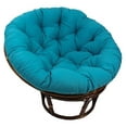 thumbnail image 2 of Twill Papasan Cushion 52 Inch, Aqua Blue - Round Floor Cushion for Rattan Chairs, Tufted Papasan Pad, Indoor Home Decor, 1 Count, 2 of 2