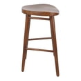thumbnail image 3 of New Pacific Direct Monti 25" Modern Mindi Wood Counter Stool in Cinnamon Brown, 3 of 5