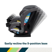 Safety 1st SlimRide 4-in-1 Convertible Car Seat, Grey All Day
