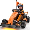 thumbnail image 3 of Licensed McLaren Go Kart for Kids Ages 6+, 36V Electric Drift Kart Car Ride on Toys for Big Kids, Crazy Go Cart with Dual 250W Motors, Adjustable Seat, 7.5MPH, LED Lights, 3 of 9