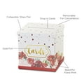 thumbnail image 6 of Kate Aspen Burgundy Blush Floral Collapsible Gift/Wedding Card Box, Money Box, Wedding Decorations For Reception - Also Perfect for Baby Showers, Birthdays, Graduation, 6 of 6