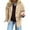 Khaki, variant on Jacket for Women Outerwear Faux Leather Plus Size Jacket with Pockets Womens Fall Fashion 2024 Trendy, 1PC Jacket Blue S