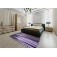 thumbnail image 5 of Ahgly Company Machine Washable Indoor Square Transitional Purple Mimosa Purple Area Rugs, 4' Square, 5 of 7