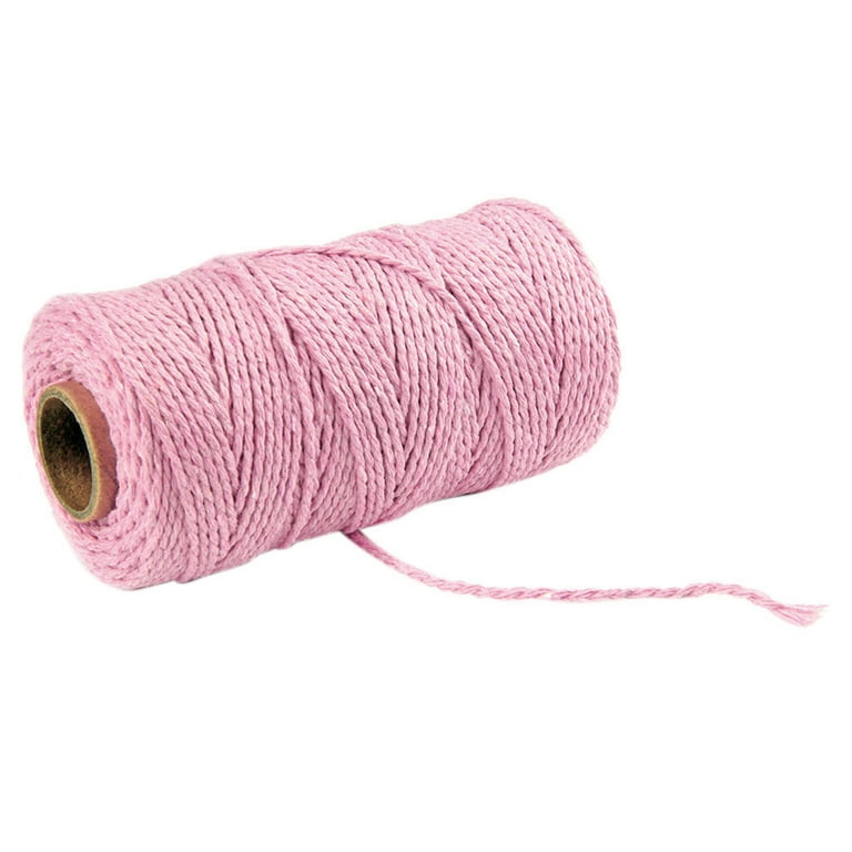Zhaomeidaxi Hand-knit Woven Braided Cotton Cord Cotton Cord Rope for  Handmade Plant Basket Blanket DIY Crochet Cloth Fancy Yarn 