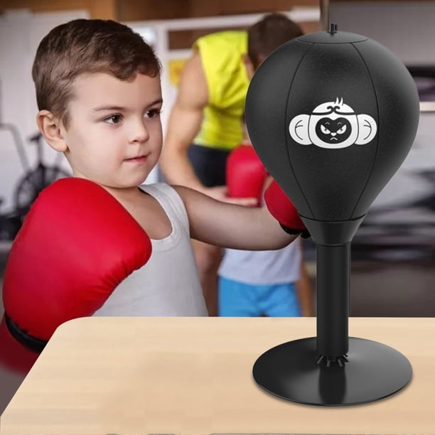 Sac De Boxe De Bureau Avec Ventouses – Anti-stress, Vitesse De Réaction, Installation Facile