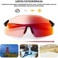 thumbnail image 2 of Gafas de sol deportivas fotocrómicas sin marco para hombres y mujeres, protección uv400 para conducir, 2 of 4