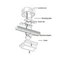 thumbnail image 4 of WAC Lighting Connecteur de Canopy Flottant Série HFC-WT, Blanc, 4 of 4