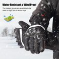 thumbnail image 5 of batería recargable de iones de litio para hombres y mujeres, guantes calefactables para ciclismo, senderismo, motocicleta, esquí, montañismo, duración de la batería de hasta 2,5-7 horas, 5 of 5