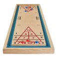 thumbnail image 2 of Carrom Indoor and Outdoors Wooden Mini Tabletop Shuffleboard Game with Pucks, 2 of 5