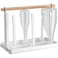thumbnail image 1 of Portabotellas, escurridor para 6 botellas blanco, 1 of 7
