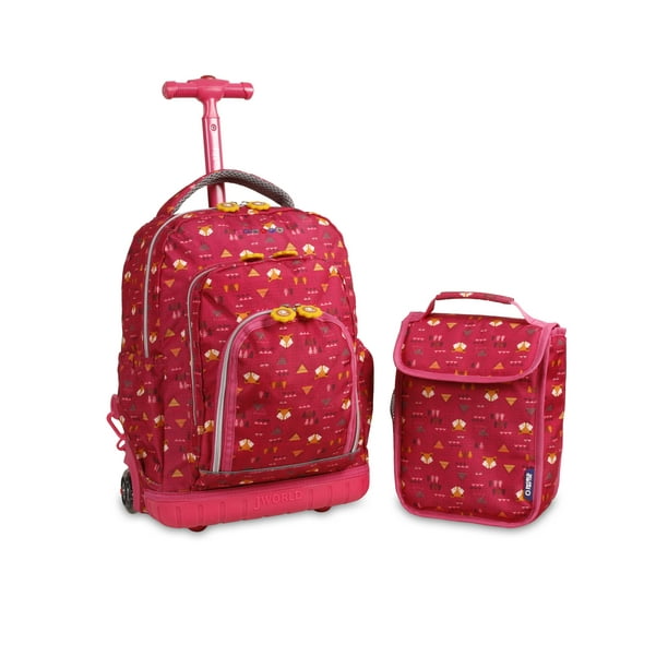 J World New York J World Lollipop Rolling Backpack And Lunch Bag