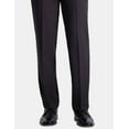 thumbnail image 3 of Men's Haggar® Premium Comfort Straight-Fit Flat-Front Dress Pants Color: Charcoal Size: 36X29, 3 of 3
