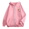 thumbnail image 4 of HGIEYS Womens Zip Up Hoodies 2026 Casual Long Sleeve Zipper Sweatshirts Fall Winter Comfy Track Jackets with Pockets, 4 of 6