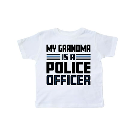 

Inktastic My Grandma is a Police Officer Gift Toddler Boy or Toddler Girl T-Shirt