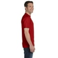 thumbnail image 4 of Hanes Mens Everyday Short Sleeve Crewneck T-Shirt (Pack of 4) (2 Deep Red / 2 Pale Pink), 4 of 4