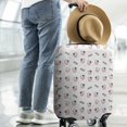 thumbnail image 2 of White Cow Moo Colorful Pattern Luggage Cover Fashion Suitcase Cover Baggage Covers Fit 25-28 Inch Luggage (Go Travel), 2 of 5