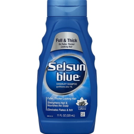 Selsun Blue Full & Thick Dandruff Shampoo, 11oz (Best Shampoo Bar For Dandruff)