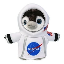 DolliBu Big Eye Penguin Astronaut Plush Toy - Super Soft Ocean Life Astronaut Stuffed Animal with Space Helmet and NASA Astronaut Suit, Spaceman Doll Decor for Girls and Boys - 9 Inch
