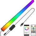 thumbnail image 1 of Graflsoa Remote-Controlled RGB Sound-Activated LED Strip with Dual Color Temperature, 5050 Beads, 30.5cm Length, Single or Double Pack, 1 of 6