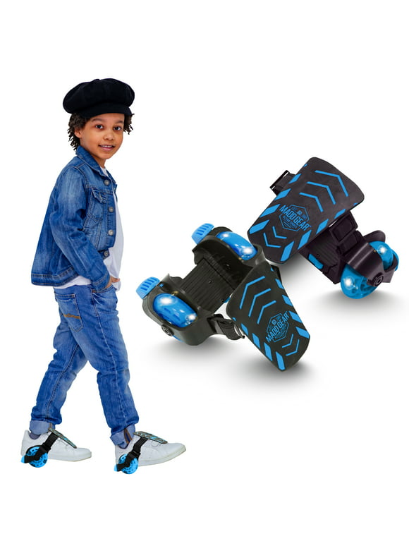 Madd Gear  Madd Rollers  Light-Up Heel Skates  Suits Ages 6+ - Max Rider Weight 110lbs  3 Year Manufacturers Warranty
