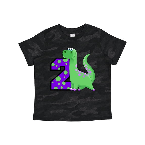Inktastic 2nd Birthday Dinosaur Boys Toddler T-Shirt