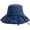 Navy Blue, variant on CoCopeaunts Women Bucket Hat with Bow Lace Up Spring Summer Cotton Visor Foldable Portable Outdoor Beach Female Fishermen Hat
