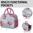 thumbnail image 6 of Womens Pioneer Flower Floral Print Pattern Lunch Box for Work,Insulated Lunch Bag for Women,Loncheras Para Mujer,Leakproof Adult Lunch Bag for Work,Beach,Travel,Picnic,Camping, 6 of 7