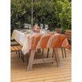 thumbnail image 2 of Outdoor Tablecloth with Umbrella Hole & Zipper, Burnt Orange Beach Coastal Rectangle Tablecloth 52x70 Inch, Summer Nautical Seaside Ocean Ombre Patio Table Cover Waterproof Table Cloth for Picnic, 2 of 7