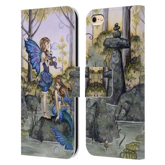 Head Case Designs Officially Licensed Amy Brown Folklore Second Cousins Leather Book Wallet Case Cover Compatible with Apple iPhone 6 / iPhone 6s