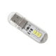 thumbnail image 1 of Advancent Mini luces LED USB, luz nocturna, lámpara de ambiente de lectura con carcasa transparente, protección ocular para dormitorio, Iluminación y accesorios Blanco, 1 of 6