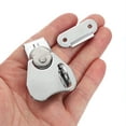 thumbnail image 4 of Uxcell 2.4"x1.5" Steel Spring Loaded Small Butterfly Twist Latch, Silver Tone 4 Pack, 4 of 5