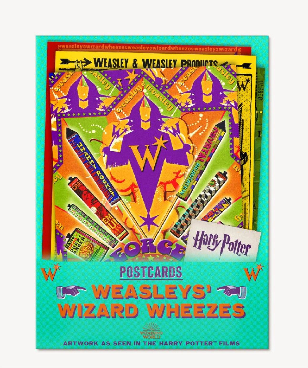 Universal Studios Harry Potter Postcards Weasleys' Wizard Wheezes