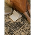 thumbnail image 2 of Furnish My Place Outdoor Persian Accent Rug - 7 ft. 10 in. x 10 ft., Charcoal, 2 of 7