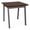 Cocoa Walnut-Charcoa, variant on Newport Reception Waiting 20x20" Wood End Table / Charcoal Steel / Walnut