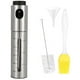 thumbnail image 2 of Botella de vidrio con pulverizador de aceite de 100 ml, dispensador de condimentos de acero inoxidable para cocina, ideal para hornear y asar a la parrilla (1 Rkxzt, 2 of 9