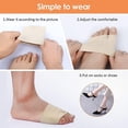 thumbnail image 3 of Almohadillas metatarsianas WEIHJMXG 2 pares gel suave, 3 of 5