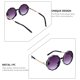 thumbnail image 3 of GOOHOCHY 1 par de niños gafas de sol personalizadas sombras de ojos de marco redondo regalo de gafas, 3 of 4