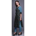 thumbnail image 3 of Bimba Robes Tuniques Droites en Coton pour Femmes Kurta Imprimée Tenue d'Été Kurta-TP, 3 of 6