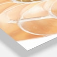 thumbnail image 1 of DesignArt Brown Nautilus Shell Pattern Large Wall Clock, 1 of 1