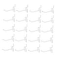 thumbnail image 6 of HEATSHAKING Hooks for Hanging Tools 50Pcs Transparent Plastic Peg Board Shelving, 6 of 8